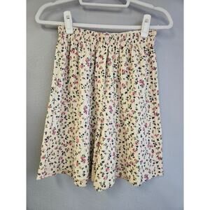 Vintage 90s LA Movers Floral High Rise Shorts 100% Cotton Made in USA Medium